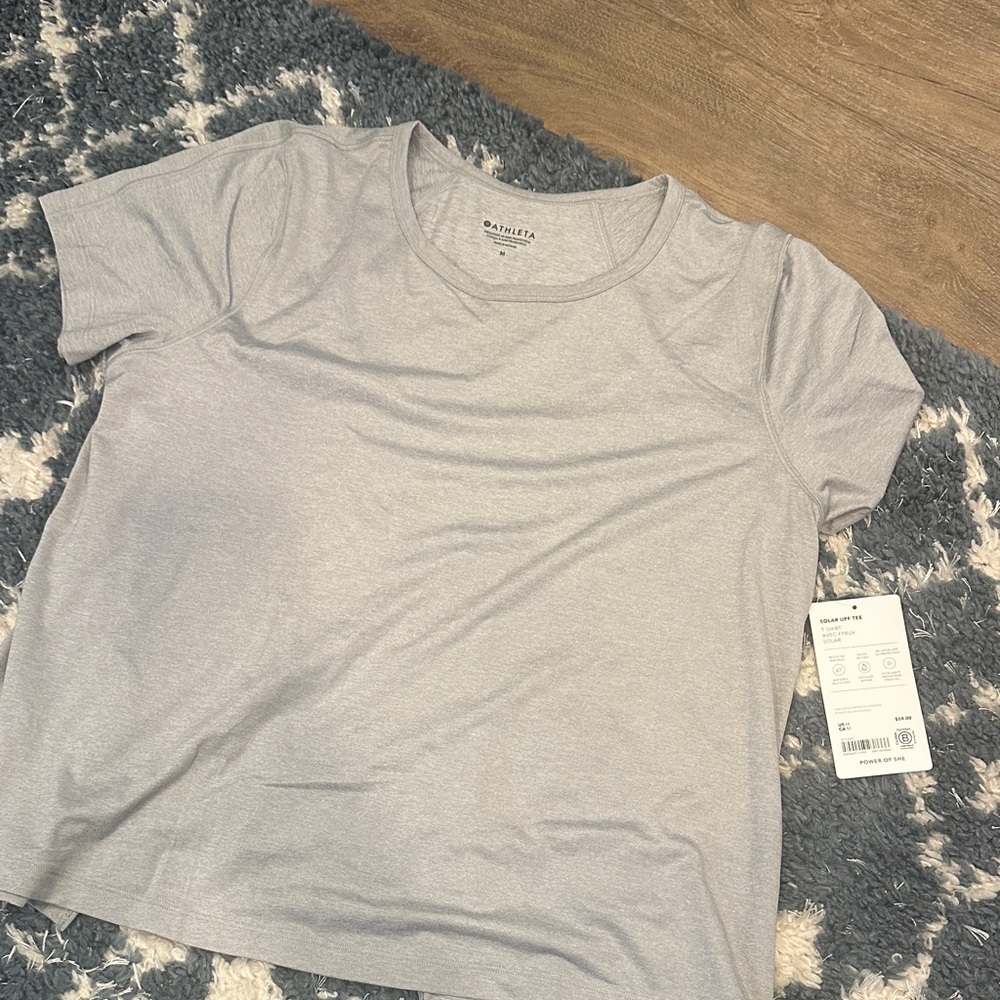 Athleta Light Gray Tee